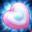 Heart Cotton Candy
